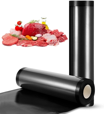 Bao bì chân không lưới kết cấu hộ gia đình Cuộn tiết kiệm thực phẩm Túi bao bì dập nổi
