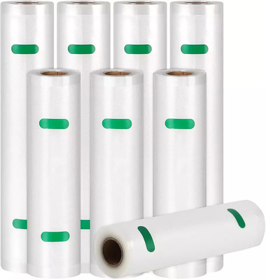 Tiết kiệm thực phẩm Tùy chỉnh Bao bì nhựa nổi trong suốt Máy hút chân không Túi cuộn