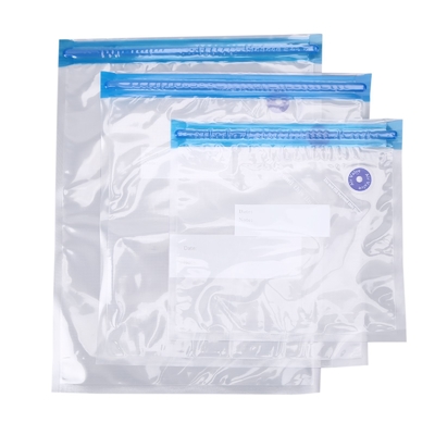 Túi sous Vide thực phẩm miễn phí BPA Túi niêm phong chân không của SGS có dây kéo