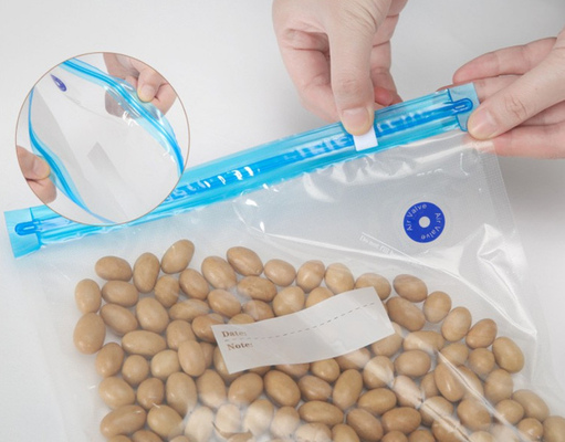 Lưu trữ Vauum thực phẩm Zip Lock Sous Vide Túi PA PE Túi bơm tay cầm dập nổi