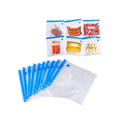 Túi Sous Vide Túi Zipper hút chân không có thể tái sử dụng Túi bảo quản thực phẩm với Kẹp niêm phong