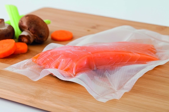 Cuộn nhựa có thể tái sử dụng Dập nổi Sous Vide Seal túi bảo quản thực phẩm