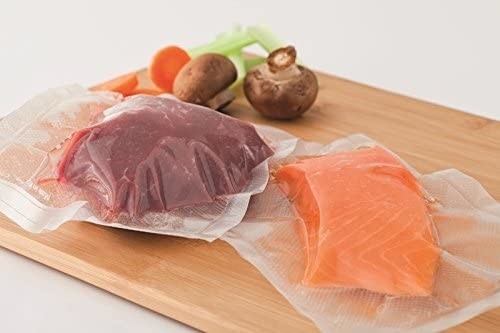 Túi chân không thực phẩm trong suốt QS Túi đựng thực phẩm nylon có thể bịt kín 17cm * 25cm