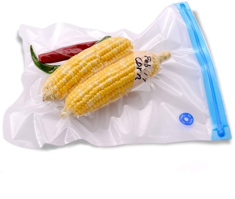Túi van chân không có thể tái sử dụng Túi hút chân không Sous Vide với dây kéo