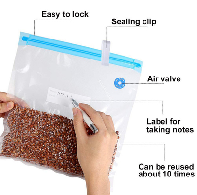 Lưu trữ thực phẩm trong thời gian dài Túi Sous Vide Túi hút chân không có van khí