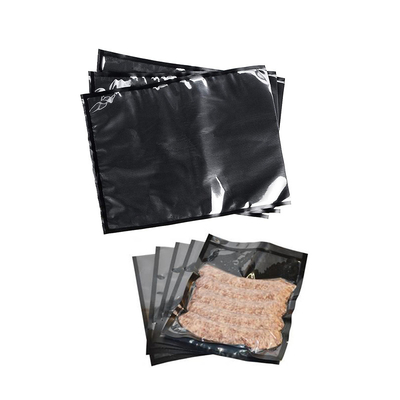 Túi niêm phong chân không màu đen nylon 5MIL cho thực phẩm Bao bì Sous Vide Tủ đông an toàn