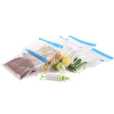 Túi Sous Vide Túi có dây kéo hút chân không có thể tái sử dụng BPA để bảo quản thực phẩm