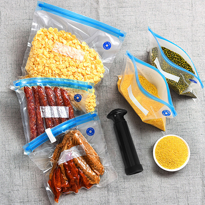 Logo tùy chỉnh Túi niêm phong chân không thực phẩm có thể hàn lại Túi Sous Vide