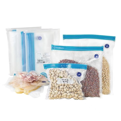 Máy hút chân không Túi dây kéo Túi Sous Vide đựng thực phẩm Không chứa BPA Có thể tái sử dụng