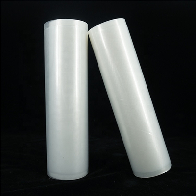 2 Rolls Túi hút chân không bằng nhựa nylon 11x50 Rolls Kho lưu trữ thực phẩm tươi sống QS