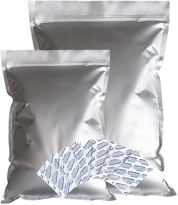 Túi niêm phong chân không Mylar kín khí với chất hấp thụ oxy Bảo quản thực phẩm FDA
