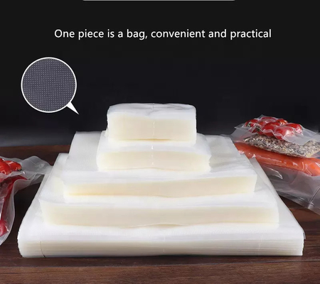 Túi chân không Sous Vide Túi hút chân không bằng nhựa PE dập nổi cho thịt đông lạnh