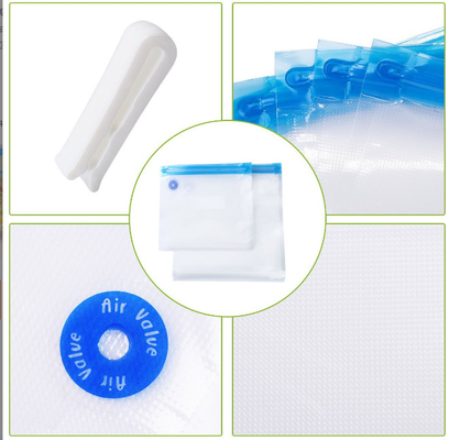 BPA Máy hút chân không thương mại miễn phí Túi dây kéo Túi hút chân không Poly Nylon