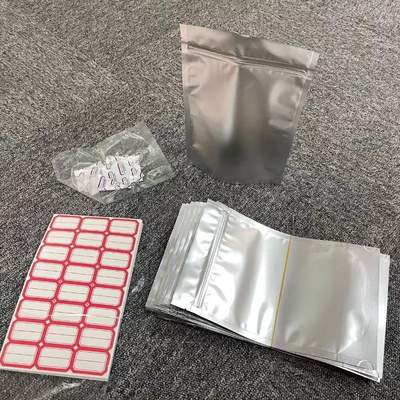 Sliver Heat Sealable Food Storage Mylar Túi có nhãn dán hấp thụ oxy