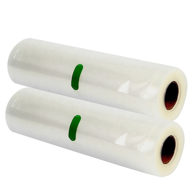 Túi chân không dập nổi bằng nhựa CE Túi cuộn bảo quản thực phẩm Túi chân không Poly Nylon