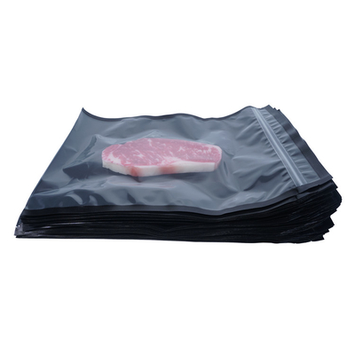 Đen không chứa BPA Rào cản Sous Vide Túi hút chân không Dây kéo Túi nhựa Polypropylene